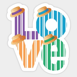 Dapper LOVE Sticker